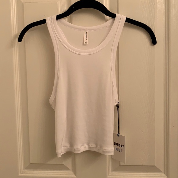 Sunday Best Tops - Aritzia Sunday Best Racerback Tank
